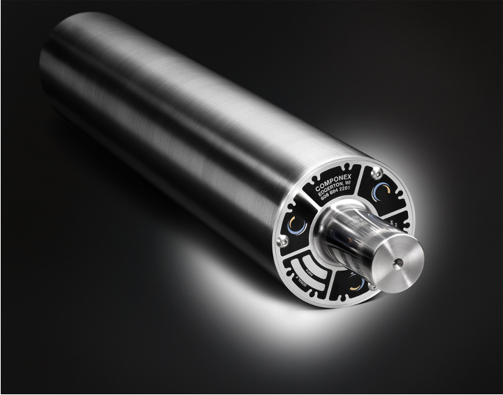 WINertia™ Aluminum Live Shaft Idler | Maxcess
