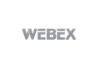 Webex logo centered on a white background